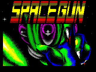 Space Gun title screen for ZX Spectrum